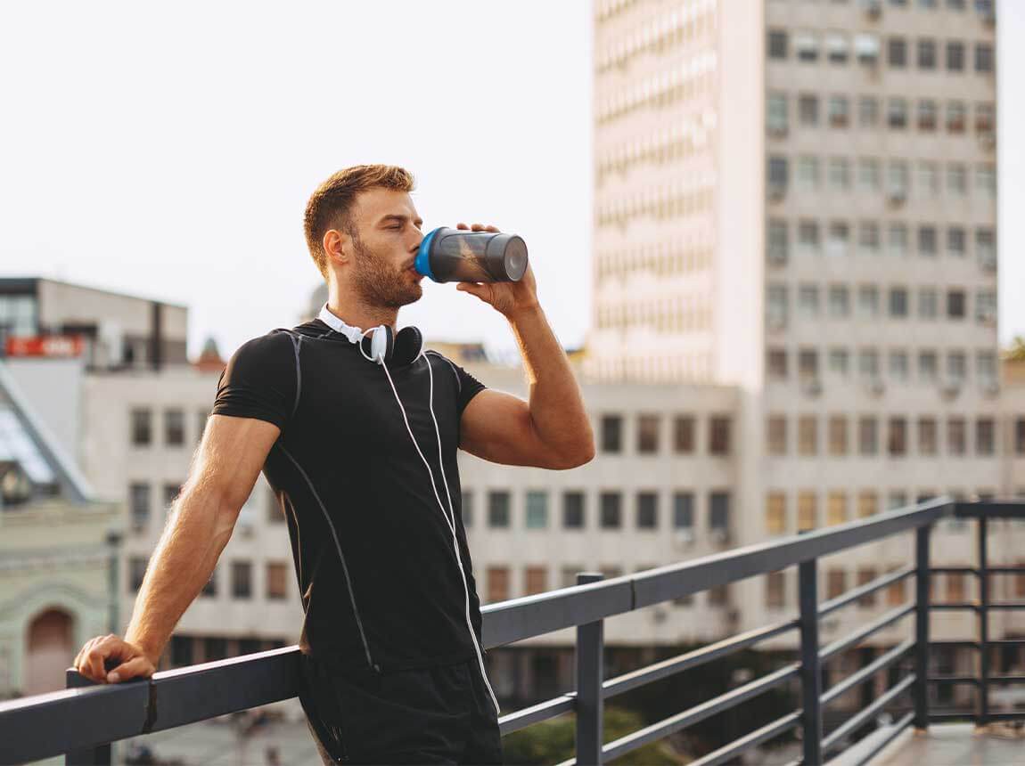 Men &ndash; supplements, cardio training 