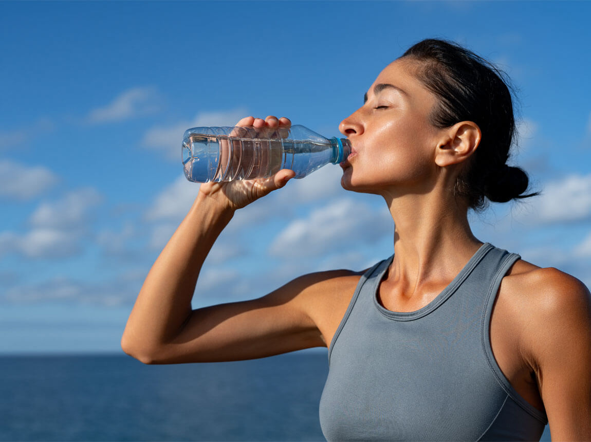 hydration during training  