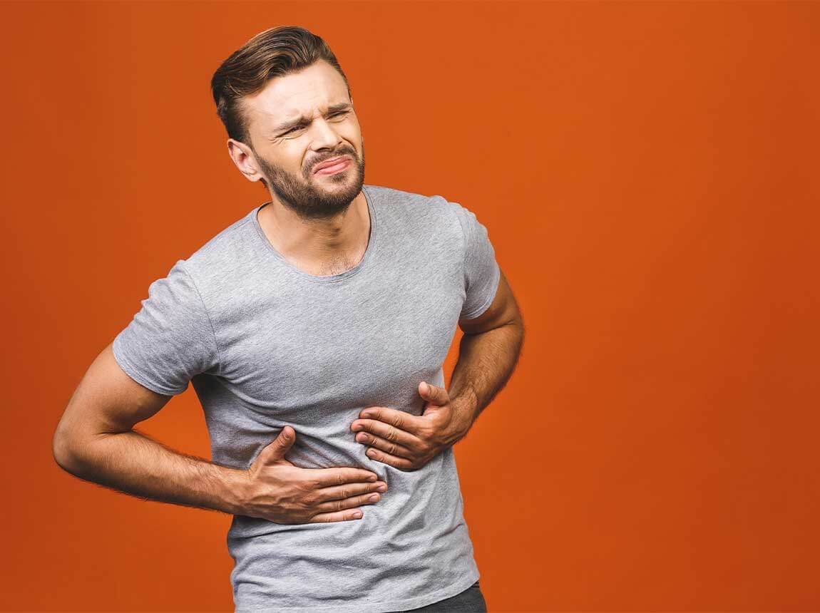 man &ndash; abdominal pain