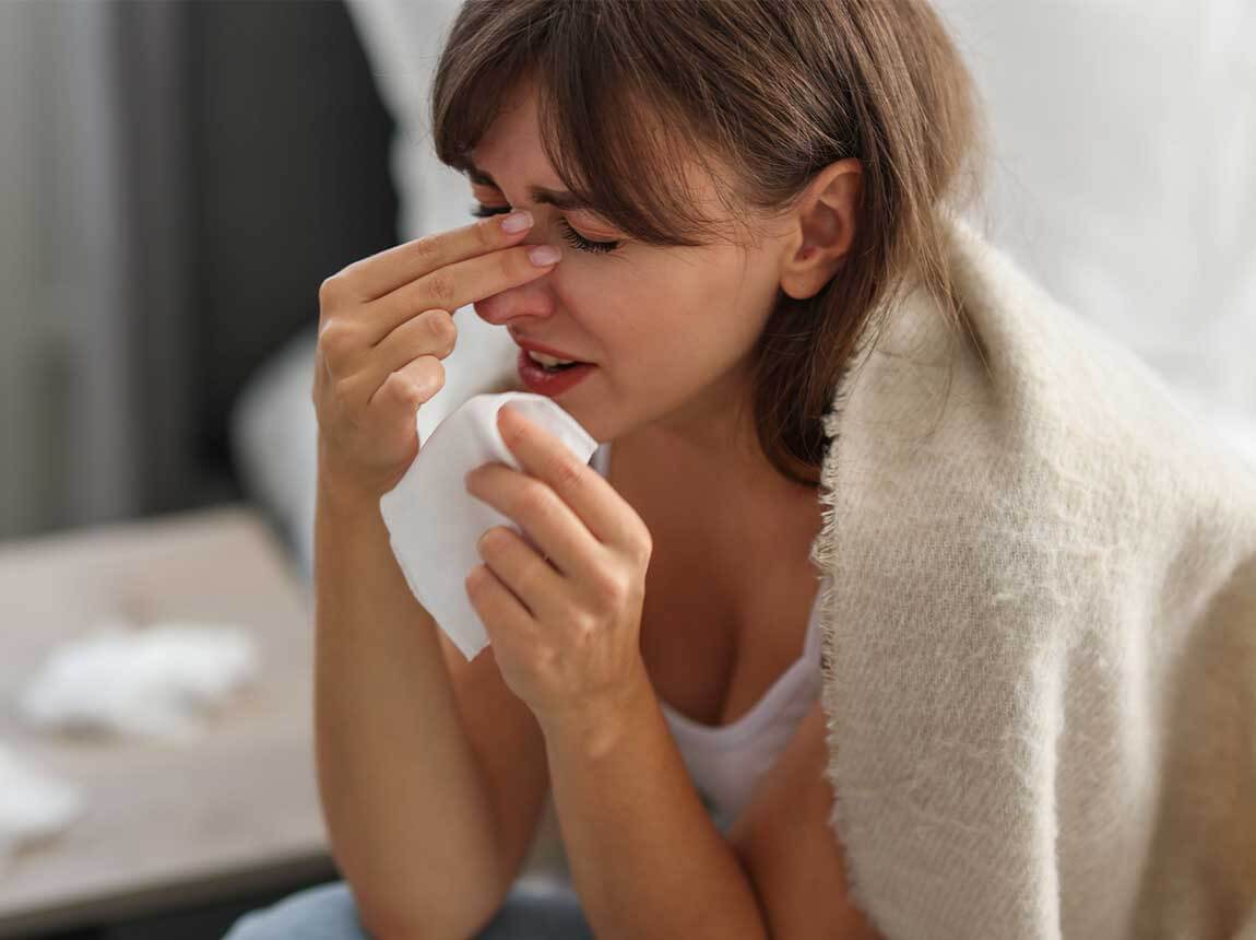 A blocked nose