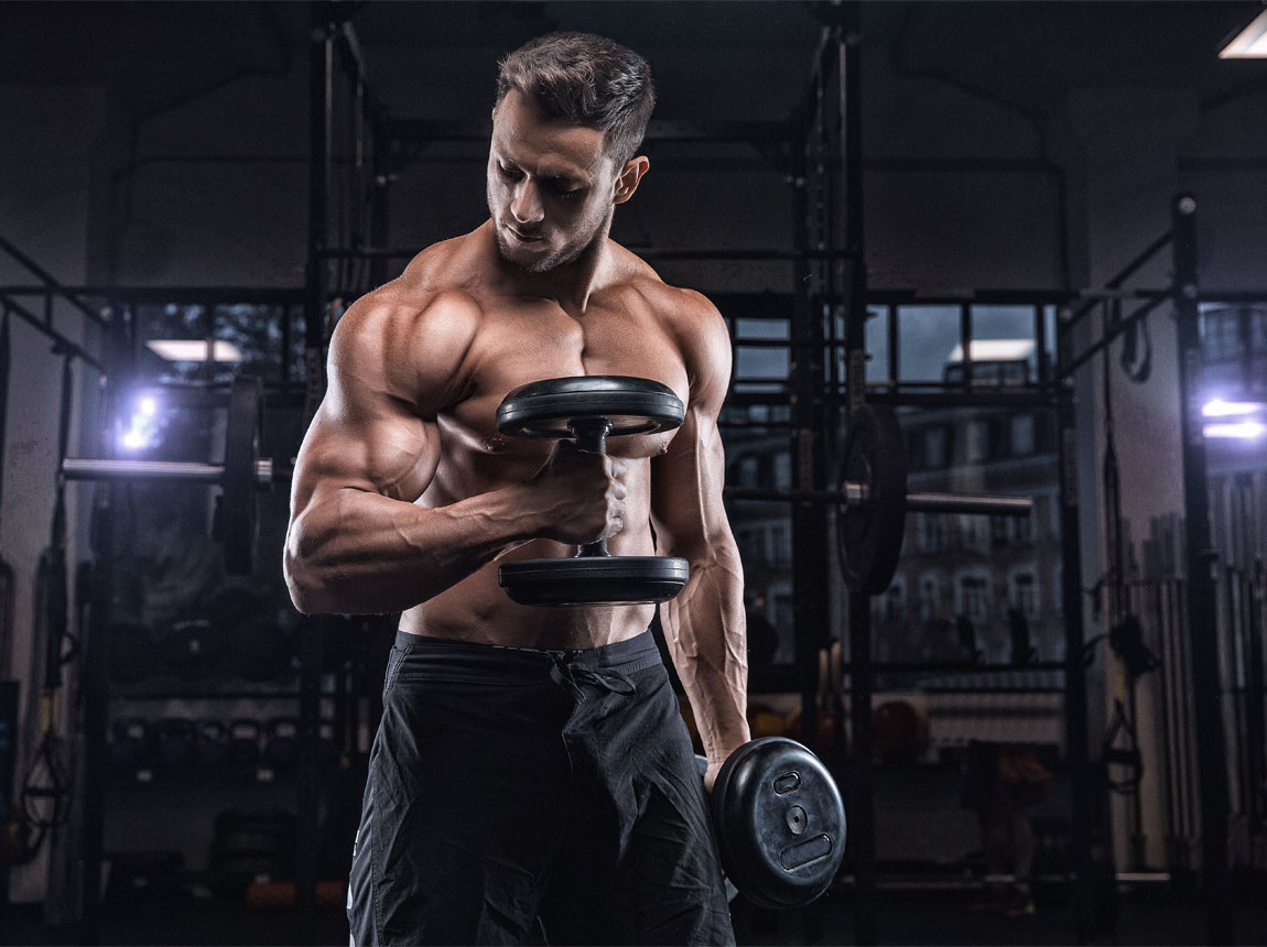 man - strength training