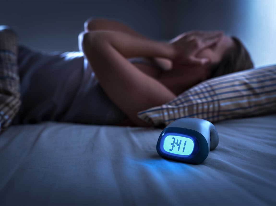 woman &ndash; trouble sleeping 