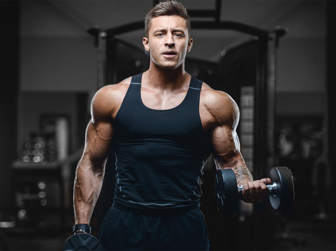 strength training - man