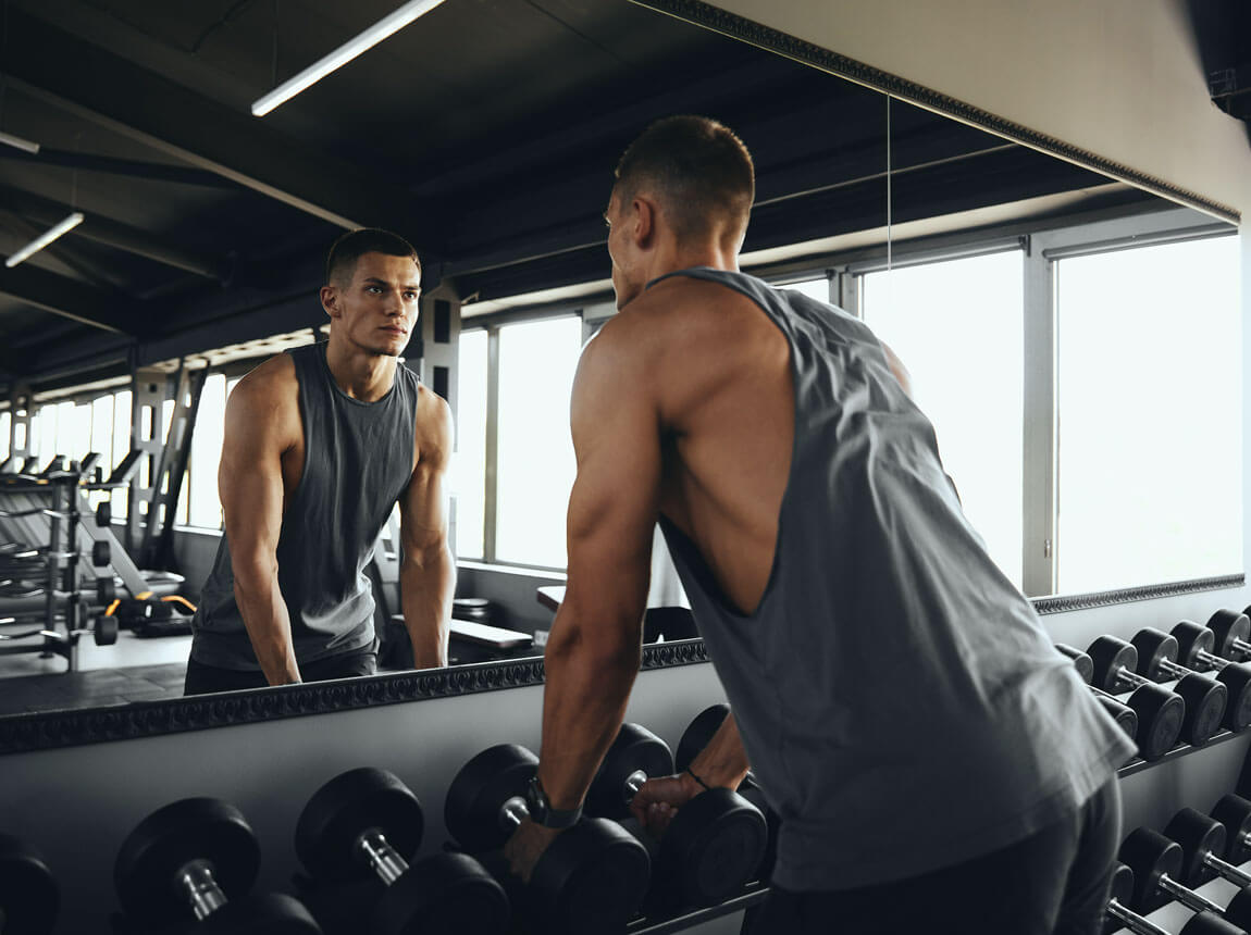 man - strength training