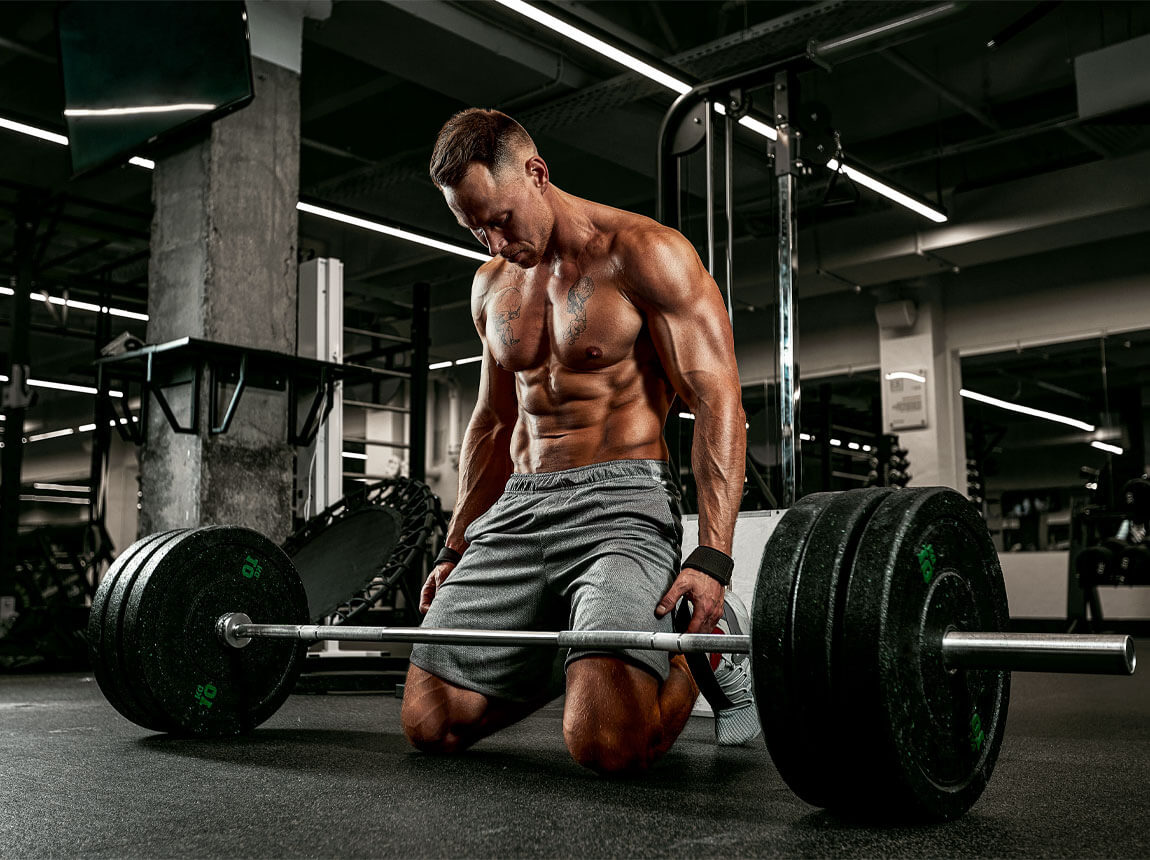 man - strength training