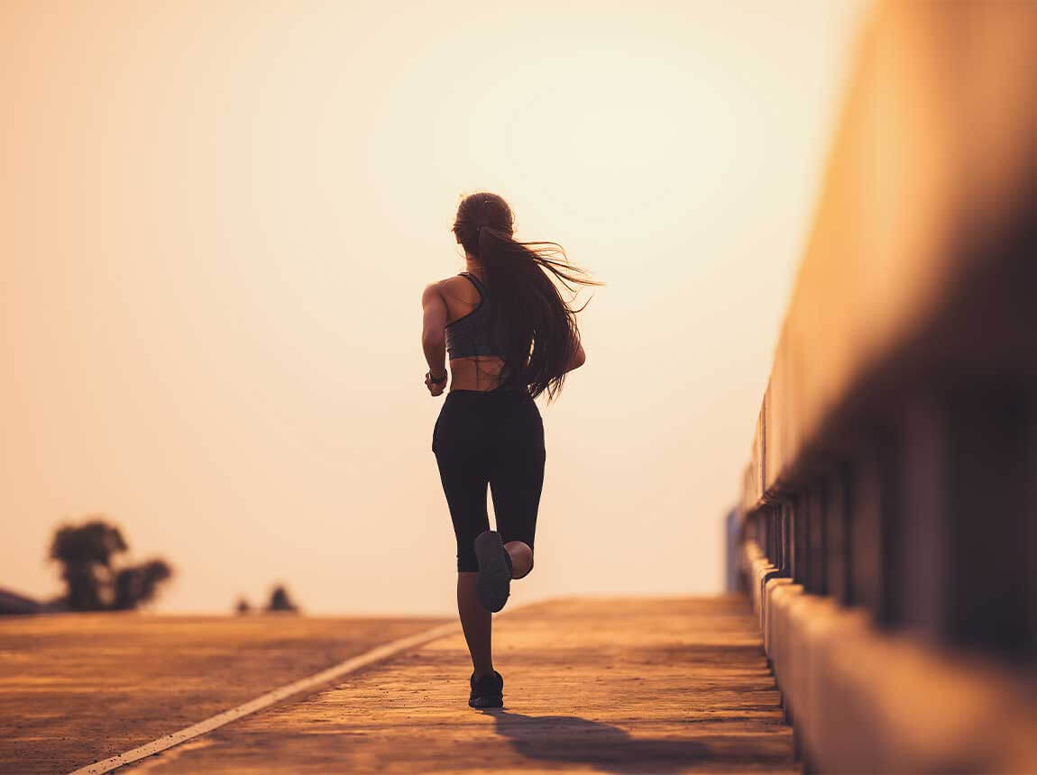 woman - running