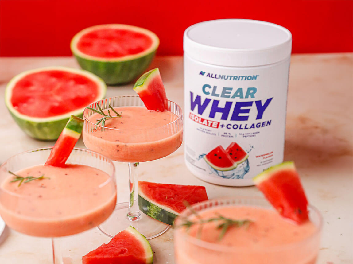 Watermelon smoothie with Whey Watermelon