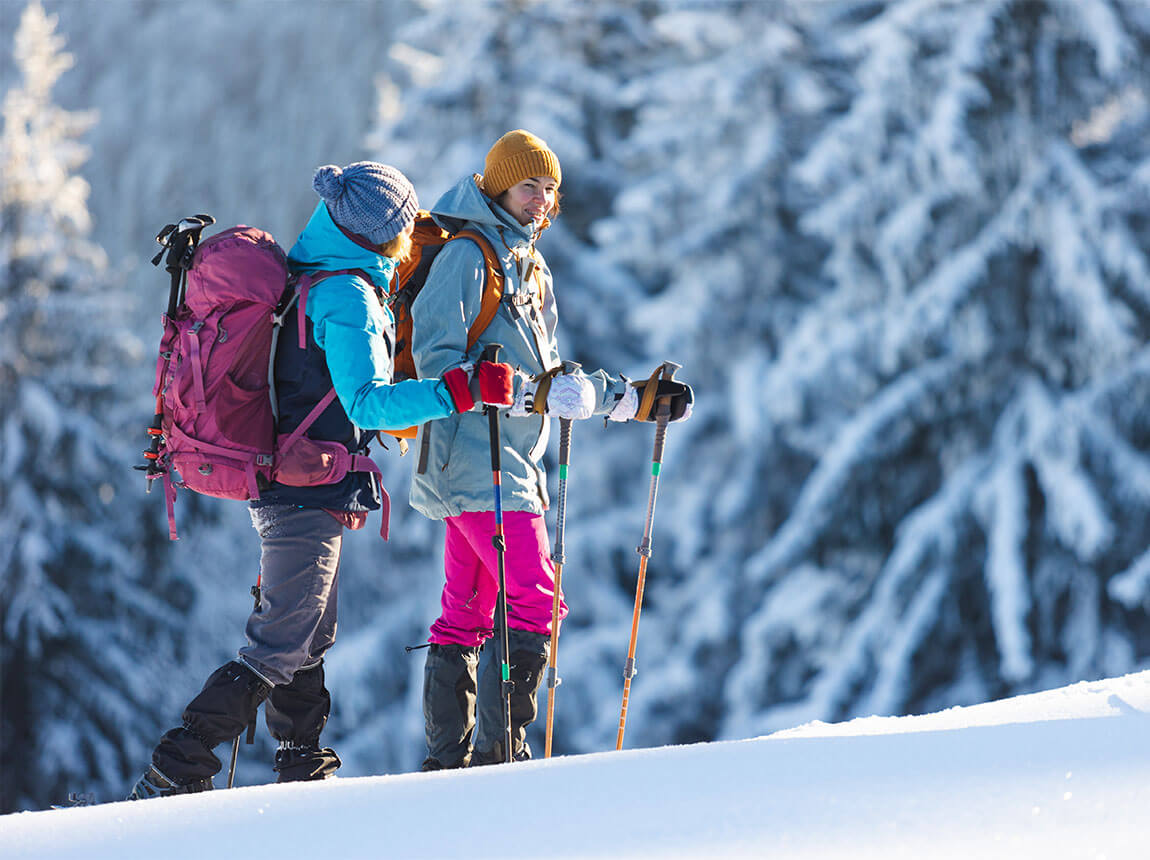 winter hiking
