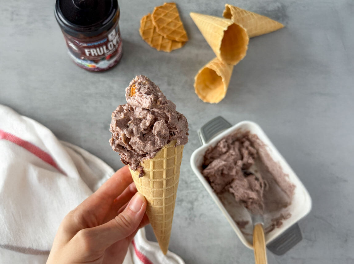 protein ice cream with 3 ingredients