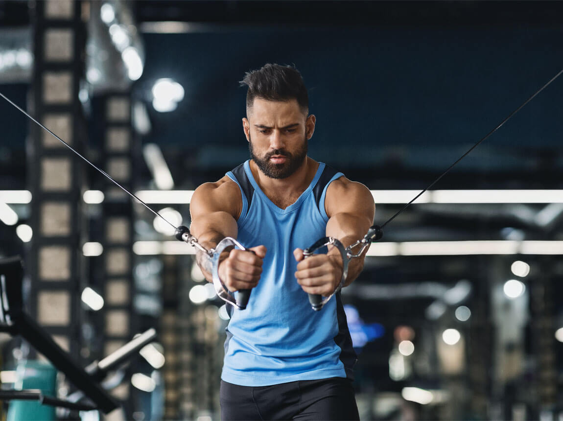 man, strength training, creatine