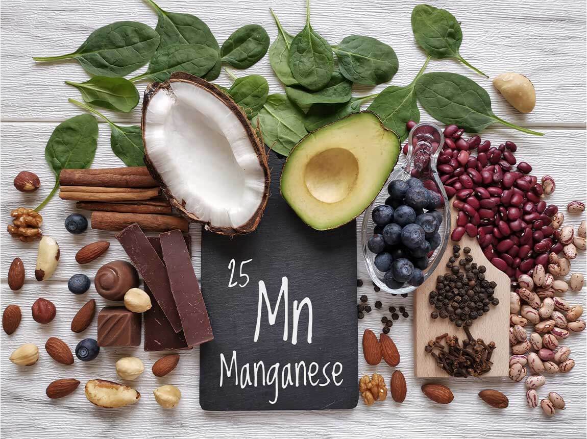 manganese in food