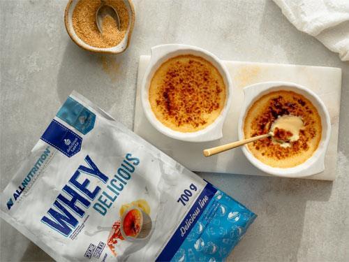 Recipe for protein crème brûlée