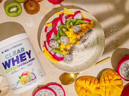 Recipe for tapioca dessert with Whey Isolate Tropical and fruit