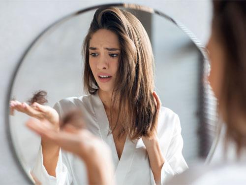 What is lacking in the body when hair falls out?