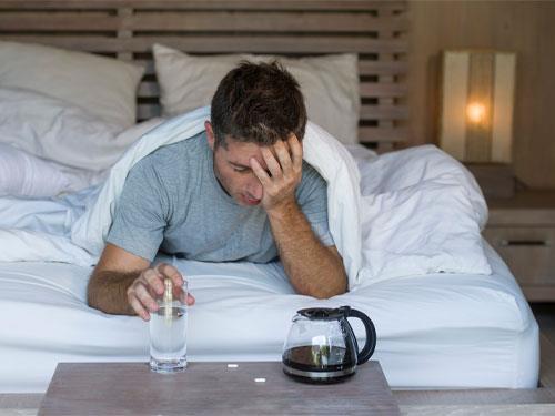 Electrolytes and vitamins for hangovers