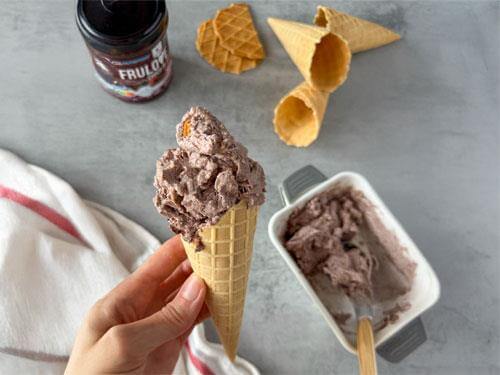 Recipe for protein ice cream with 3 ingredients