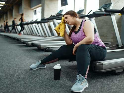 Does obesity cause shortness of breath and tiredness?
