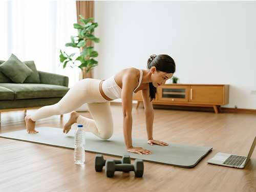 Cardio at home — effective exercises without equipment