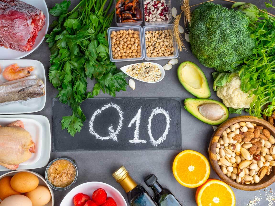 Foods rich in CoQ10