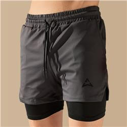 2-in-1 SHORTS GREY