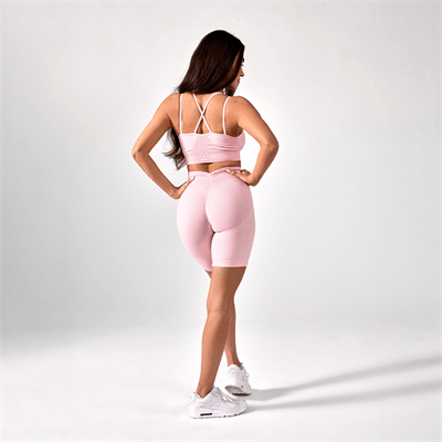 Allwear Szorty Push Up V Back Soft Pink