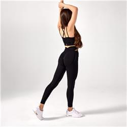 LEGGINGS Push Up V Back Black