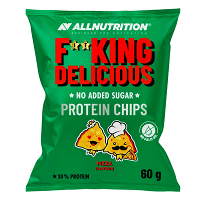 ALLNUTRITION 12 x Fitking Delicious Protein Chips 60g