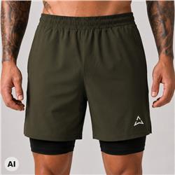 Runner 2-in-1 Shorts KHAKI
