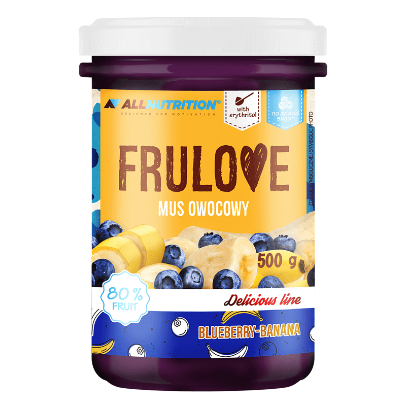 ALLNUTRITION FRULOVE Blueberry & Banana Fruit Mousse