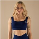 Bezszwowy Top Sportowy MIDNIGHT BLUE (1 szt.)