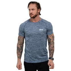 Men’s T-SHIRT DRY Blue Melange