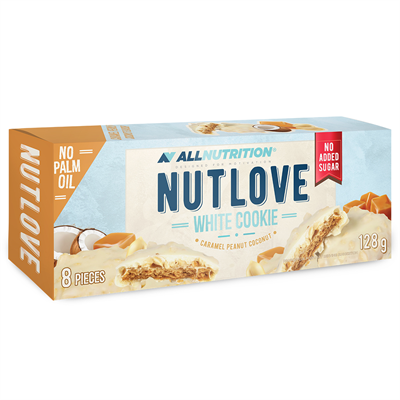 NUTLOVE White Cookie Caramel Peanut Coconut