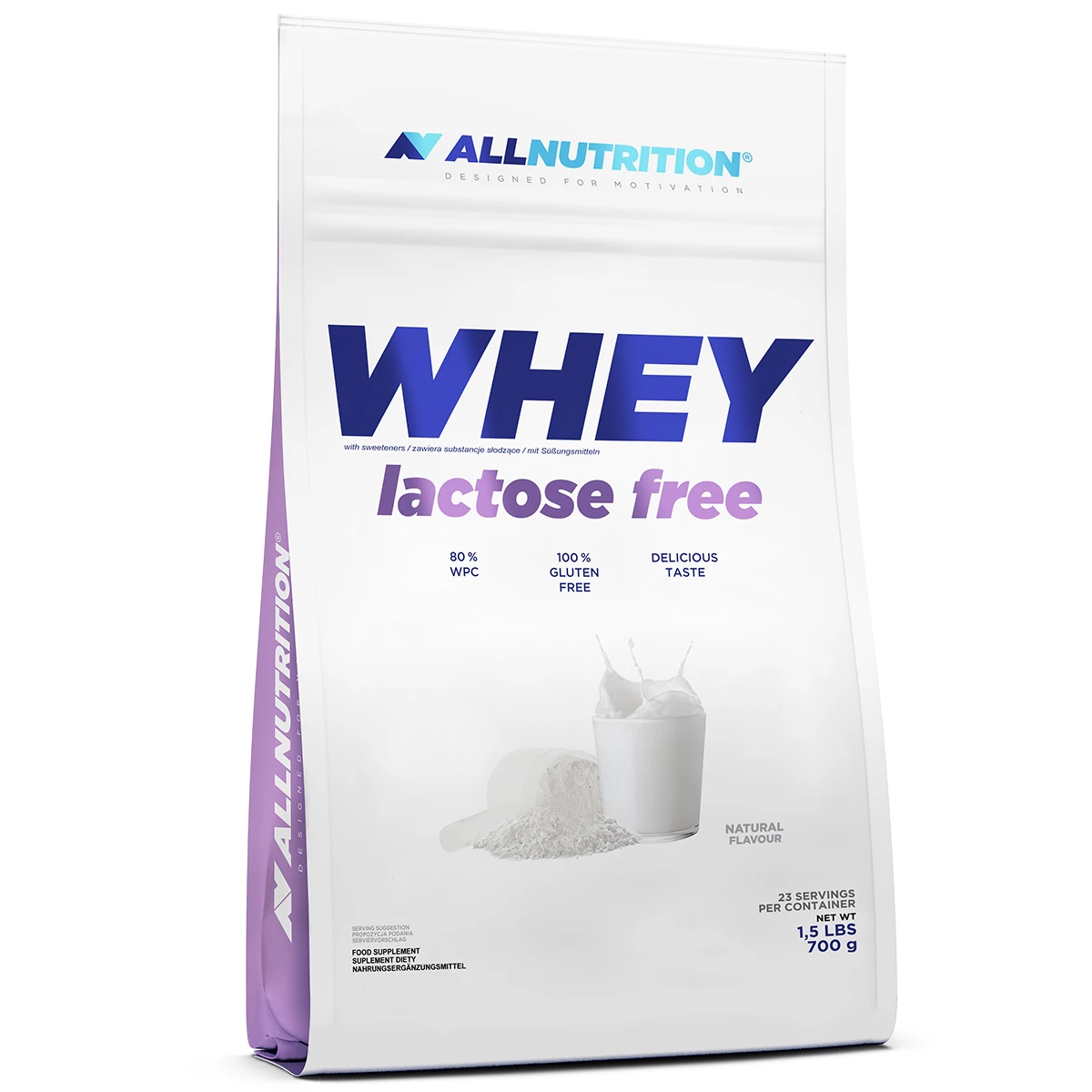 WHEY lactose free - natural flavor protein powder by ALLNUTRITION