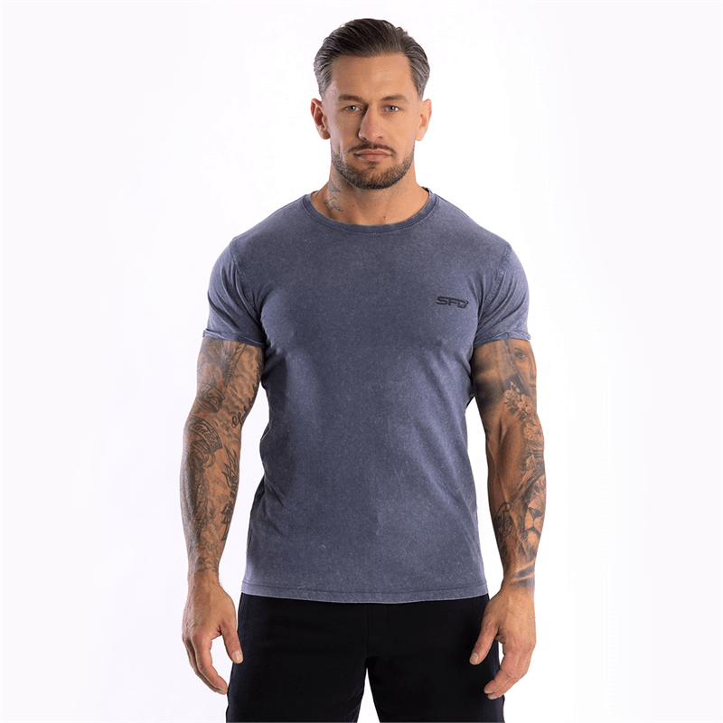 SFD WEAR MEN'S T-SHIRT Rubbed Blue