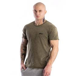 Men's T-SHIRT Rubbed Green