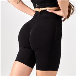 SHORTS Push Up V Back Black