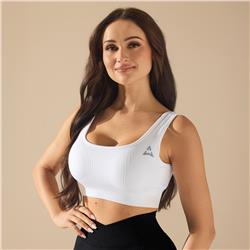 SEAMLESS SPORTS TOP WHITE