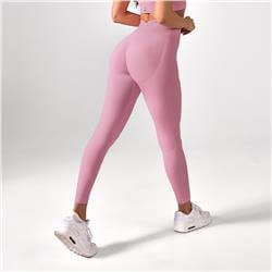 Push Up Leggings V Back Powder Pink